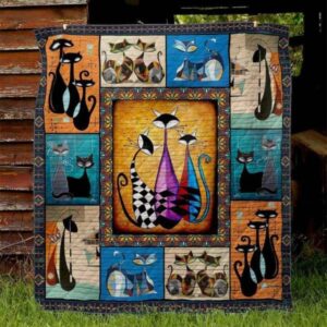 Pre-Sale Cartoon Cat 5D Diamond Mosaic Blanket Quilt  Quilt